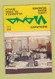 Matchbook Cover - Restaurant Viana Sevilla Spain 40 Strike