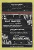 Matchbook Cover - Fisherman's Wharf Restaurant Houston TX 40 Strike