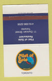 Matchbook Cover - Filet of Sole Toronto ON restaurant WEAR 40 Strike