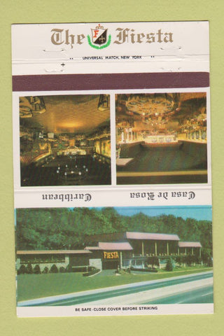 Matchbook Cover - The Fiesta Restaurant Woodridge NJ 40 Strike