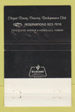 Matchbook Cover - Faces Waikiki Hawaii restaurant 40 Strike