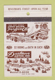 Matchbook Cover - Dartford Motor Court Green Lake WI #1 40 Strike
