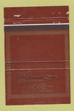 Matchbook Cover - Emmott Arms Restaurant Rawdon UK England WEAR 40 Strike