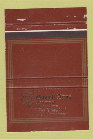 Matchbook Cover - Emmott Arms Restaurant Rawdon UK England WEAR 40 Strike