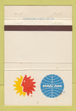 Matchbook Cover - Pan Am Airlines DISPLAY WEAR 40 Strike
