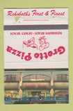 Matchbook Cover - Grotto Pizza Rehoboth Beach DE PAPER LOSS 40 Strike