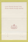 Matchbook Cover - Richardson's Canal House Pittsford NY 40 Strike