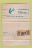 Matchbook Cover - Capri Restaurant Guadalajara Mexico 40 Strike