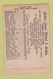 Matchbook Cover - Cedar Crest Motel Cedar City UT 40 Strike