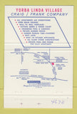 Matchbook Cover - Yorba Linda Village CA 40 Strike