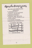 Matchbook Cover - Fiesta Restaurante Dallas TX 40 Strike
