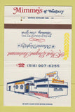 Matchbook Cover - Mimmo's Restaurant Westbury NY 40 Strike