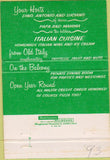 Matchbook Cover - Dino's Restaurant Italian food Miami? FL 40 Strike