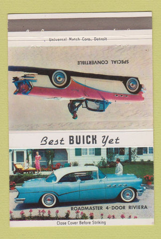 Matchbook Cover - Fairbanks Motors Buick Fairbanks AK 40 Strike