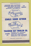 Matchbook Cover - Traverse City Bay Woolden Goods Hougton Lake MI 40 Strike