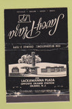 Matchbook Cover - Savoy Plaza Orange NJ WORN 40 Stick