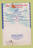 Matchbook Cover - New England Raw Bar Restaurant Washington DC 40 Strike