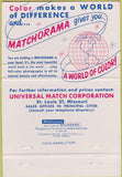 Matchbook Cover - US Capitol Universal Match San Francisco MacLean 40 Strike