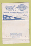 Matchbook Cover - Cessna Airplanes Green River UT WEAR 40 Strike