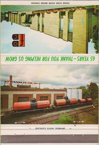 Matchbook Cover - Franklin Oil Corp Bedford OH 40 Strike