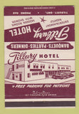 Matchbook Cover - Tilbury Hotel ON 40 Strike