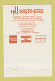 Matchbook Cover - Hill Brothers Shoes Lynchburg VA 40 Strike