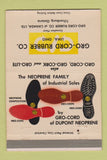 Matchbook Cover - Gro Cord Rubber Shoe Soles Lima OH 40 Strike