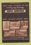 Matchbook Cover - Oglebay Park Wheeling WV 40 Strike