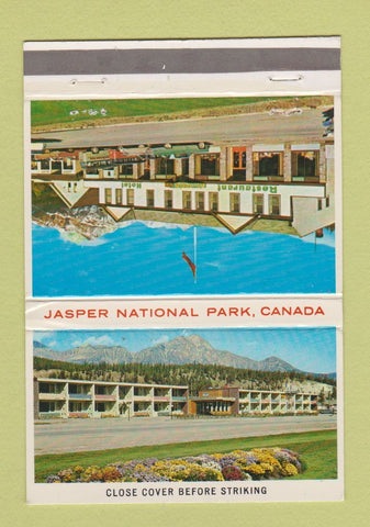 Matchbook Cover - Jasper National Park Canada AB 40 Strike
