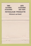 Matchbook Cover - Mobil oil gas WL Bartley Greenville ME 40 Strike