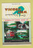 Matchbook Cover - West Virginia Tourism Charleston WV WEAR 40 Strike