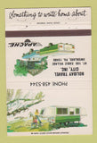 Matchbook Cover - Apache Campers Holiday Travel City Uwchland PA 40 Strike