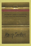 Matchbook Cover - Harry Denton's San Francisco CA 40 Strike