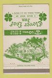 Matchbook Cover - Clover Leaf Inn Media PA 40 Strike