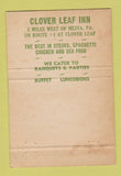 Matchbook Cover - Clover Leaf Inn Media PA 40 Strike