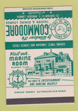Matchbook Cover - Commodore Tavern Windsor ON SAMPLE 40 Strike