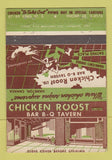 Matchbook Cover - Chicken Roost BBQ Tavern Hamilton ON 40 Strike