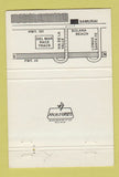 Matchbook Cover - Samurai Japanese Restaurant Solana Beach CA 40 Strike