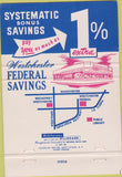 Matchbook Cover - Westchester Federal Savings Los Angeles CA 40 Strike