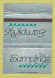 Matchbook Cover - Bar Samplings New York City 40 Strike