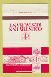 Matchbook Cover - Country Inn Restaurant Champaign IL 40 Strike