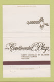 Matchbook Cover - Continental Plaza Chicago IL The Consort 40 Strike