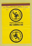 Matchbook Cover - 6 Penques Pub Madrid Spain 40 Strike
