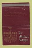 Matchbook Cover - La Maison Rouge New York City 40 Strike