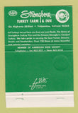 Matchbook Cover - Strongbow Turkey Inn Valparaiso IN 40 Strike