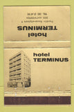 Matchbook Cover - Hotel Terminus Antwerp Belgium WEAR 40 Strike