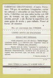 Matchbook Cover - Saber Hogar Spain 40 Strike