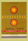 Matchbook Cover - Chateau Madrid Fort Lauderdale FL 40 Strike