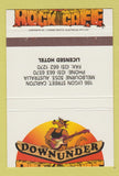 Matchbook Cover - Downunder Rock Cafe Melbourne Australia 40 Strike