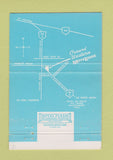 Matchbook Cover - Motel Lodge Oxnard CA Indian girlie 40 Strike